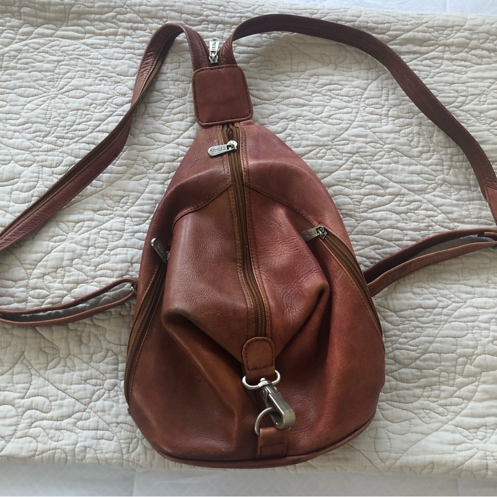 Brown backpack Made in 🇬🇭